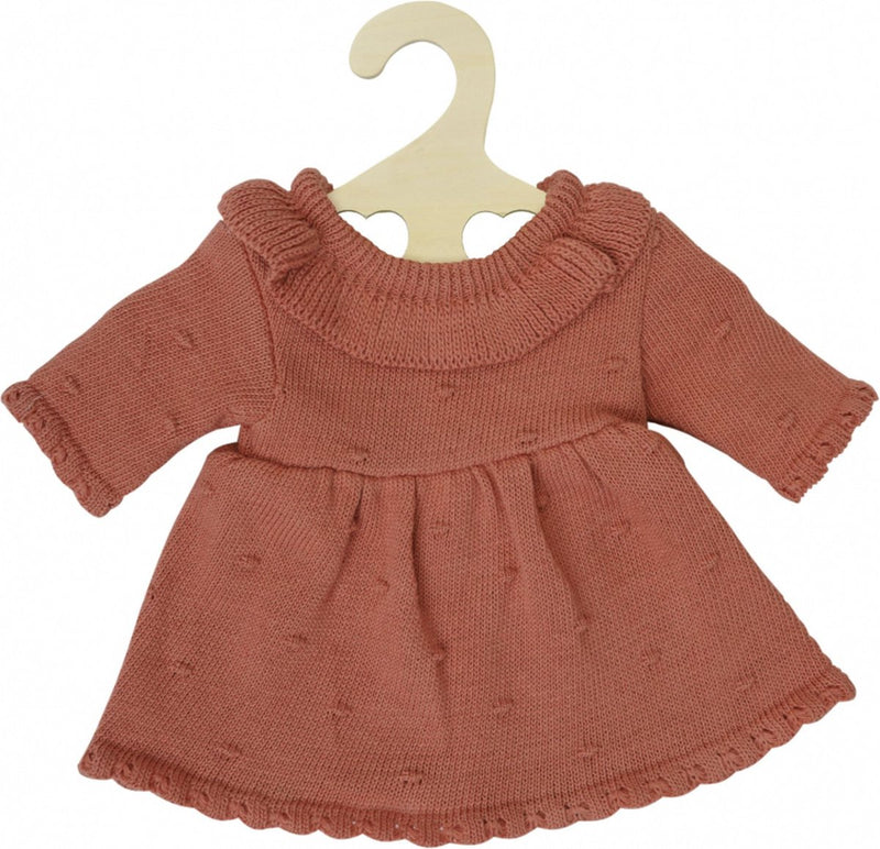 Heless Dolls Strickkleid Pfirsich, 35-45 cm