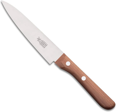 Robert Shepherd Allzweckmesser – Kleiner Allesfresser – Kohlenstoffstahl – Mittelpunkt – Klinge 13 cm – Griff aus Kirschholz