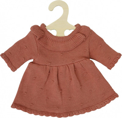 Heless Dolls Strickkleid Pfirsich, 35-45 cm