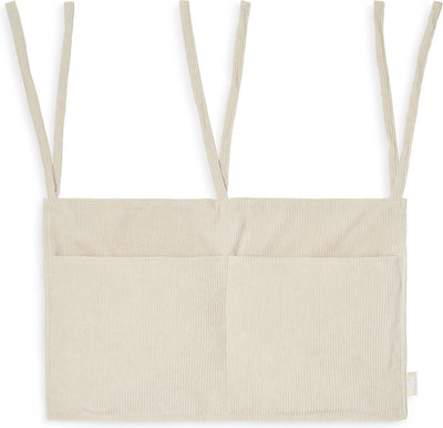 Jollein - Laufstall-Aufbewahrungstasche (Cord - Nougat) - Laufstalltasche, Aufbewahrungstasche, Spielzeugtasche