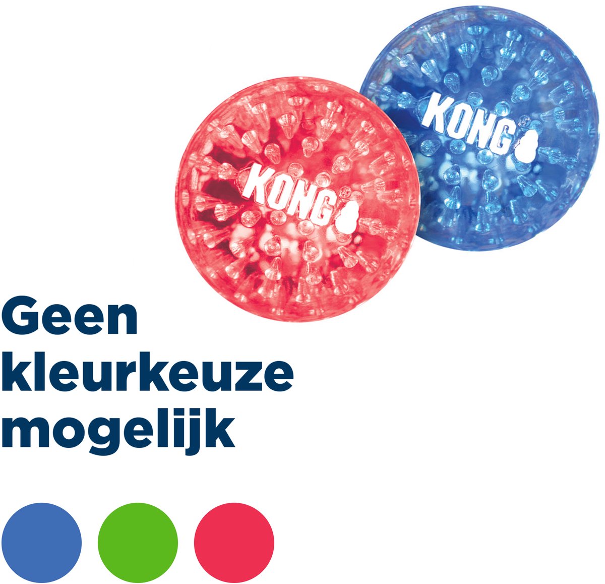 Kong Squeezz Geodz – Hundespielzeug – 2 Stück groß
