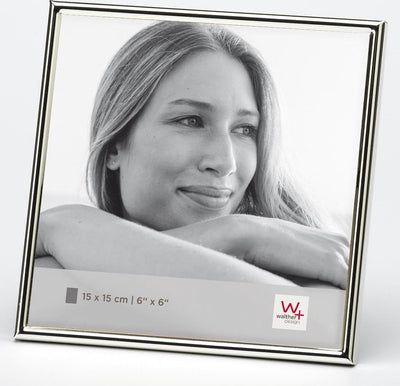 Walther Design Chloe – Fotorahmen – Fotogröße 15 x 15 cm – Silber