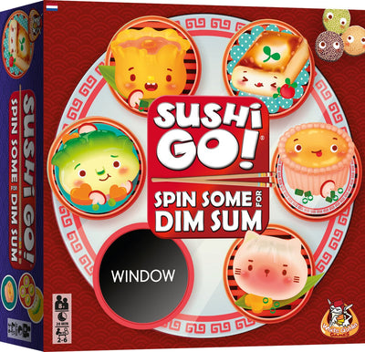 Weiße Kobold-Spiele Sushi go! Drehen Sie etwas für Dim Sum – Brettspiel für 2 bis 6 Spieler