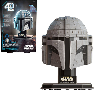 4D Build Star Wars – Der mandalorianische Helm – 3D-Puzzle – 88 Teile – Bausatz aus Pappe