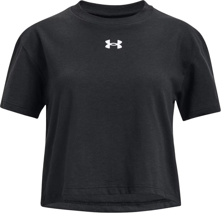 Under Armour UA Crop Sportstyle Logo SS Mädchen-Sportshirt – Größe YLG