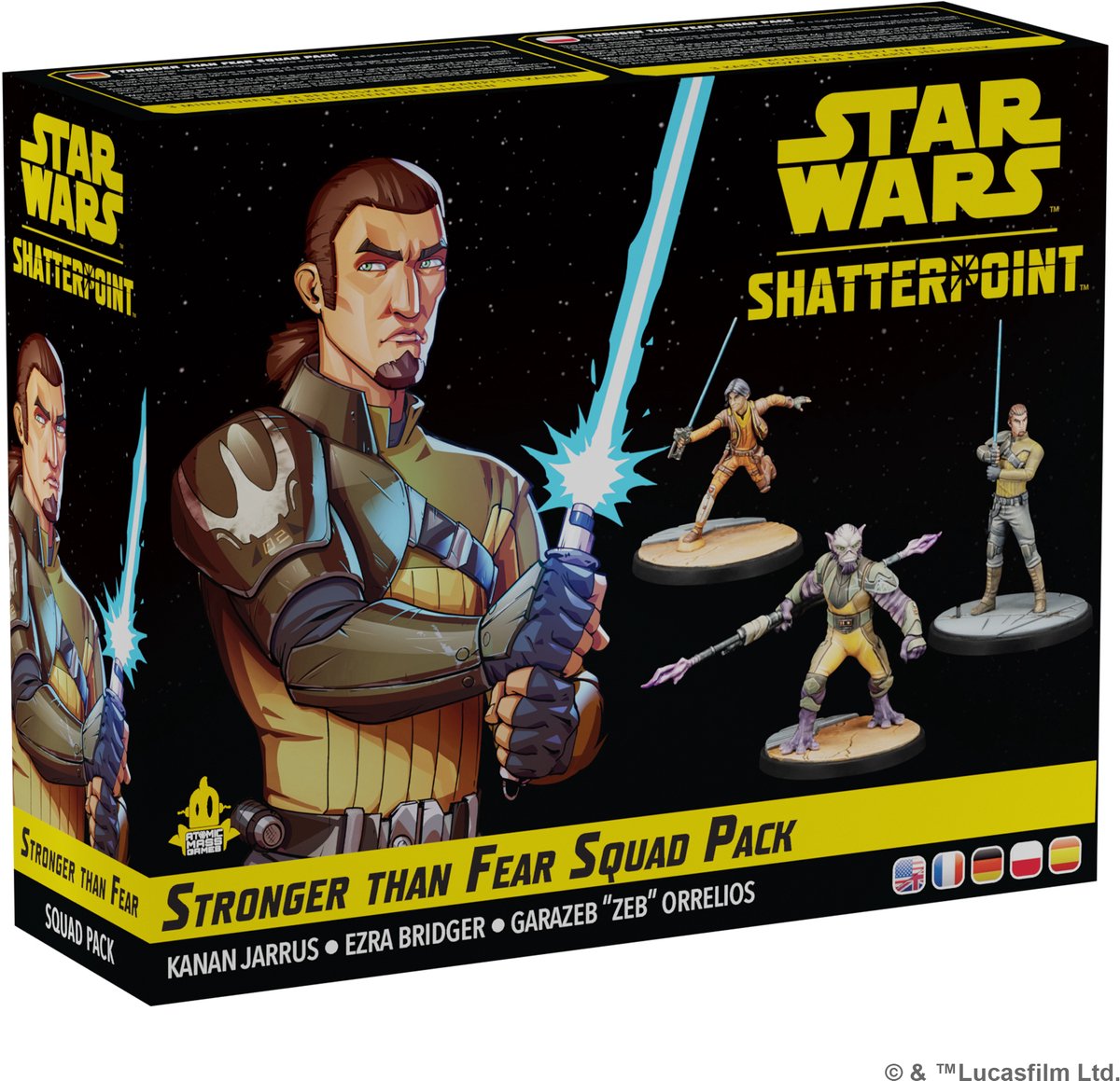 Atomic Mass Games Star Wars Shatterpoint Squad Pack „Stärker als die Angst“ – en fr de pl es