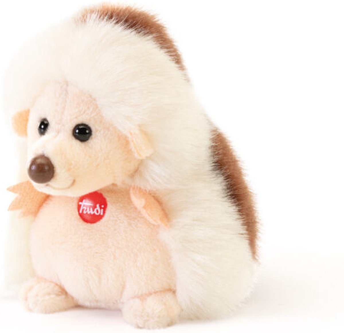 Trudi – Sweet Collection Kuscheltier Igel 9 cm – handgefertigt in Italien – weicher Plüsch – Kuscheltier für Jungen und Mädchen – braun – 7 x 9 x 8 cm, Größe xxs