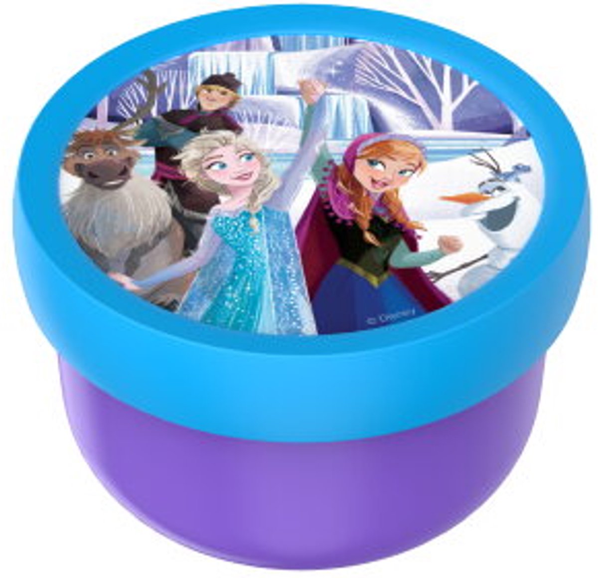 Mepal Obstbox Campus – 300 ml – inklusive Obstgabel – gut verschließbar – Snackbox – Frozen Friends