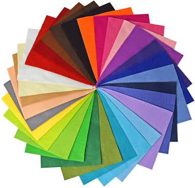 Vaessen Kreativfilz – A4 – 1 mm – 30 Blatt Hobbyfilz – sortiert