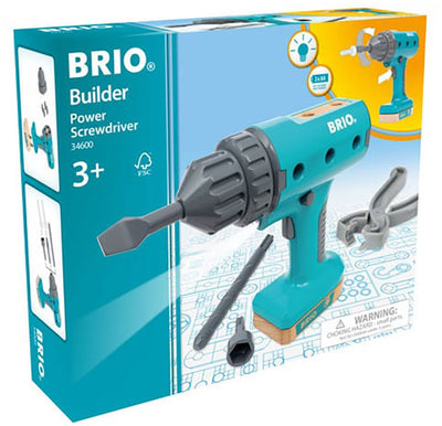 Brio Builder - 34600 Elektroschrauber | pädagogisches Rollenspiel-Bauspielzeug für Kinder ab 3 Jahren