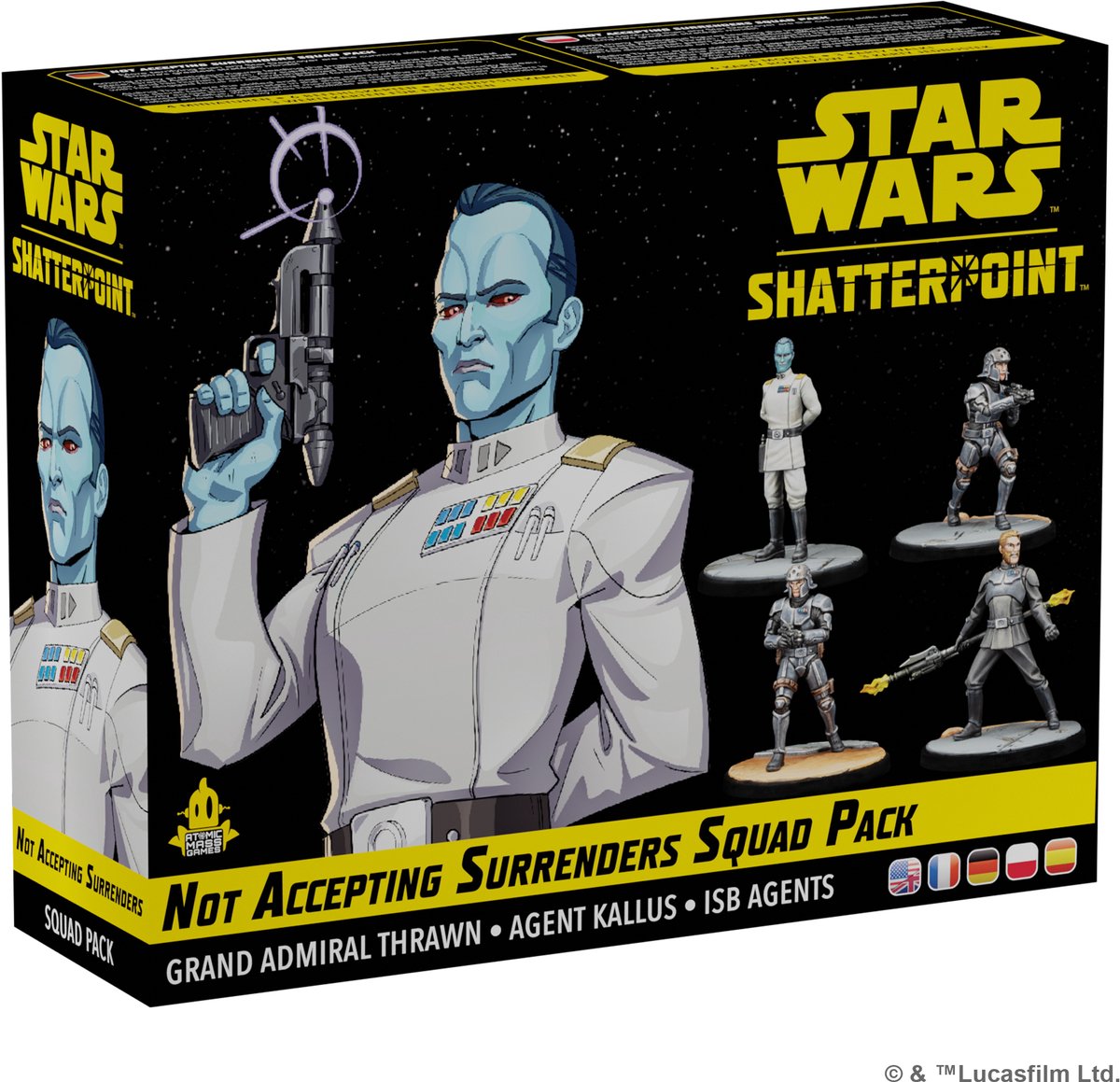 Atomic Mass Games Star Wars Shatterpoint akzeptiert keine Kapitulationen Squad Pack – en fr de pl es