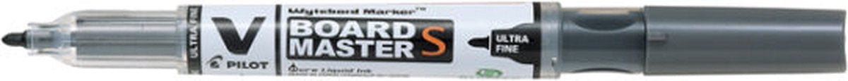 Pilot V-Board Master Whiteboardmarker, runde Spitze, 0,8 mm, schwarz, 10 Stück