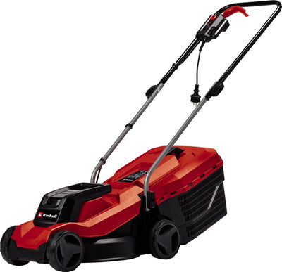 Einhell Elektro-Rasenmäher GC-EM 1000 32 – 1000 W – Schnittbreite: 32 cm – 30 l Fangbox – empfohlene Rasenfläche: bis zu 300 m² – Schnitthöhe: 30–70 mm