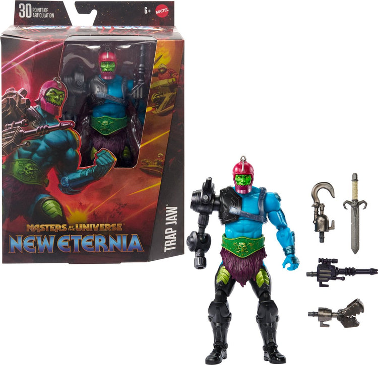 Masters of the Universe New Eternia Masterverse Action Trap Jaw Figur 18 cm mehrfarbig