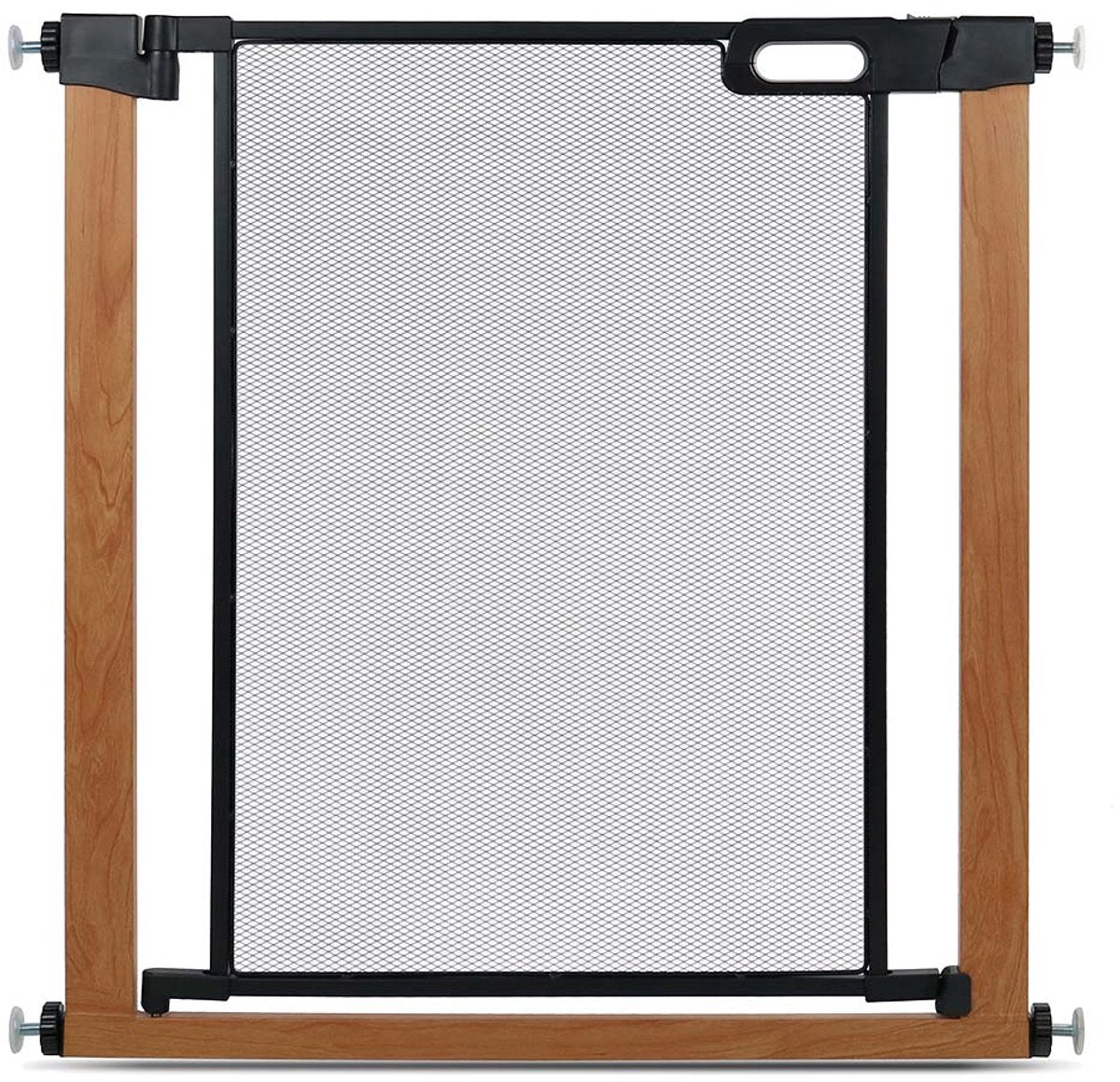 Duvo plus my home Sicherheitszaun und Verlängerungen 2,5x75-82x76cm schwarzbraun