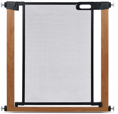 Duvo plus my home Sicherheitszaun und Verlängerungen 2,5x75-82x76cm schwarzbraun