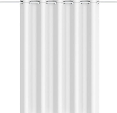 Eisl Duschvorhang – (L x B) 200 x 180 cm – weiß