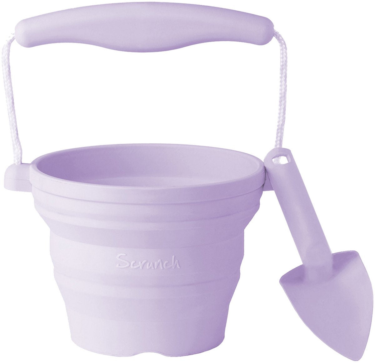 Scrunch-Spielzeugeimer – lila – faltbar – recycelbar