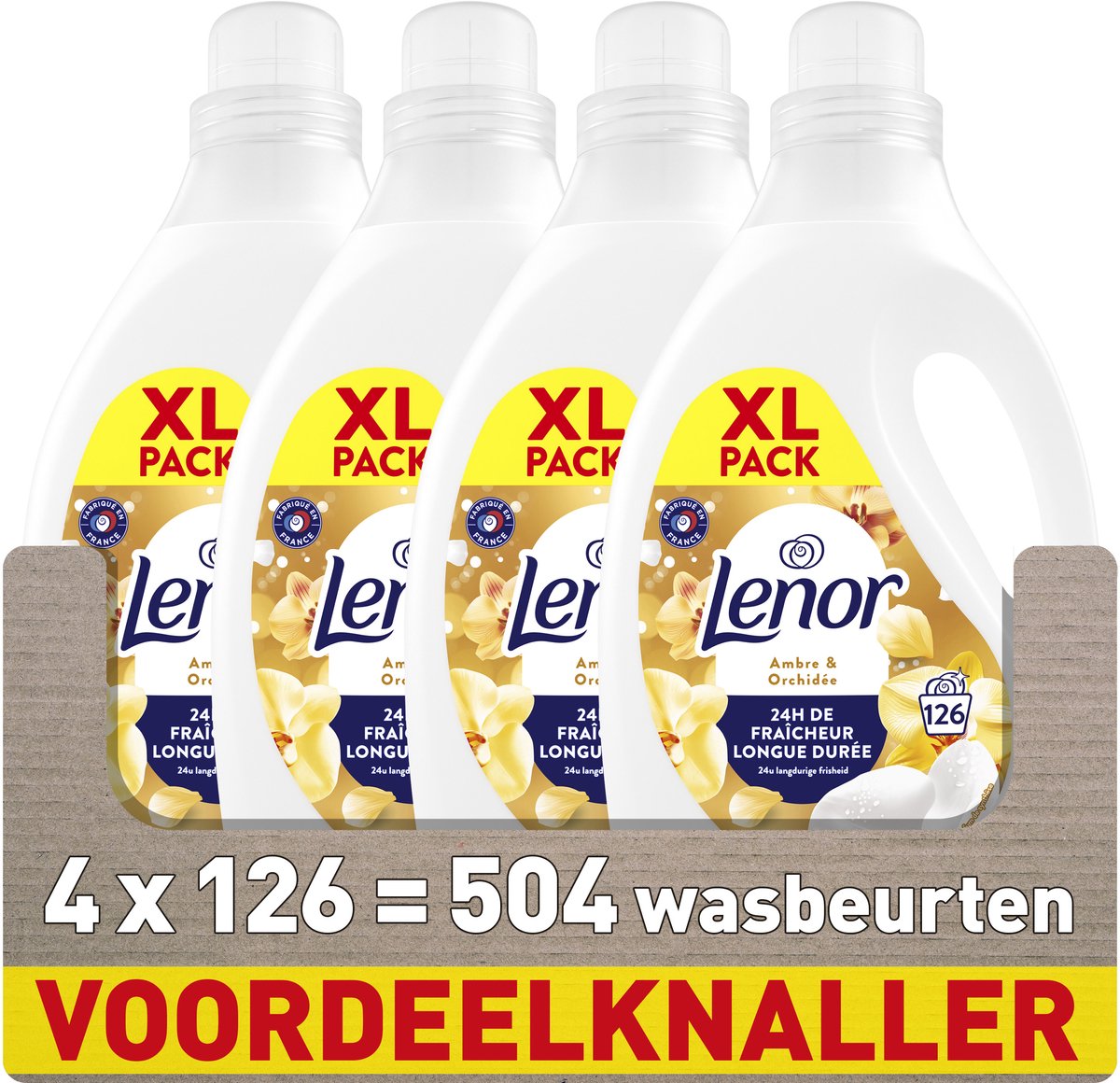 Lenor Weichspüler - Amber Orchid - 4 x 126 Wäschen