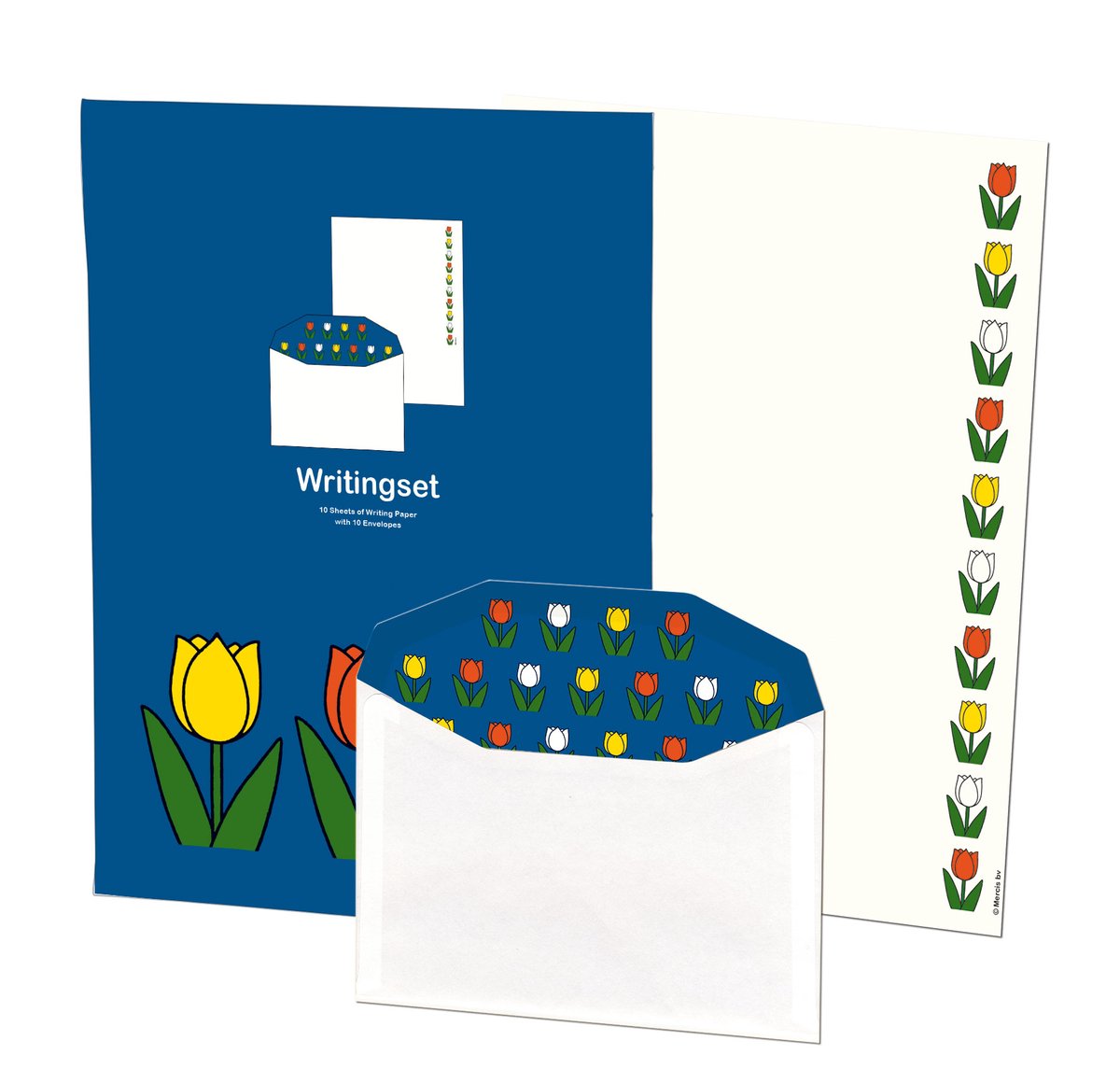 Bekking Blitz-Briefpapier mit Umschlägen: Tulpen, Dick Bruna