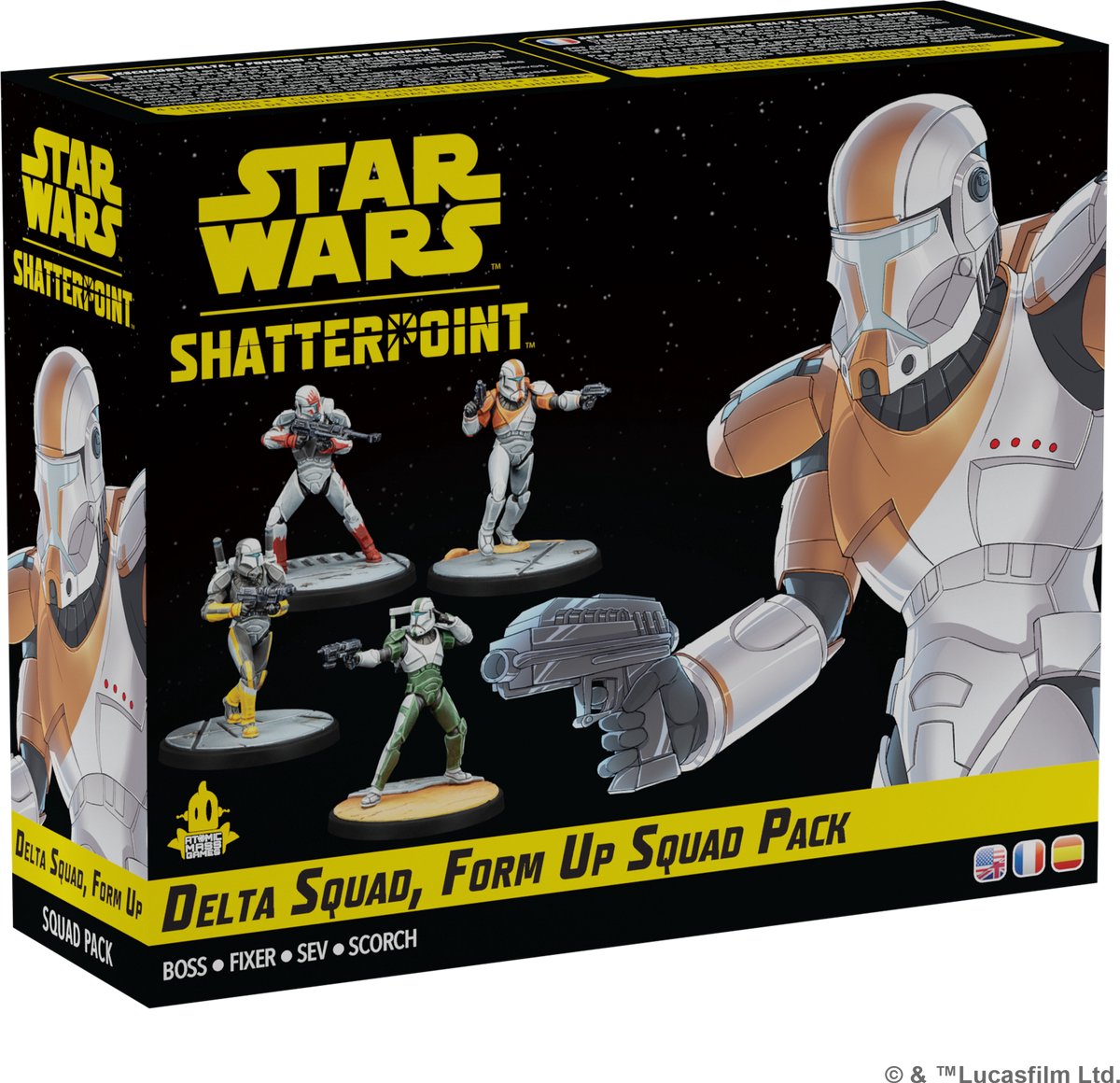 Atomic Mass Games Star Wars Shatterpoint Delta Squad, Kader bilden – en fres