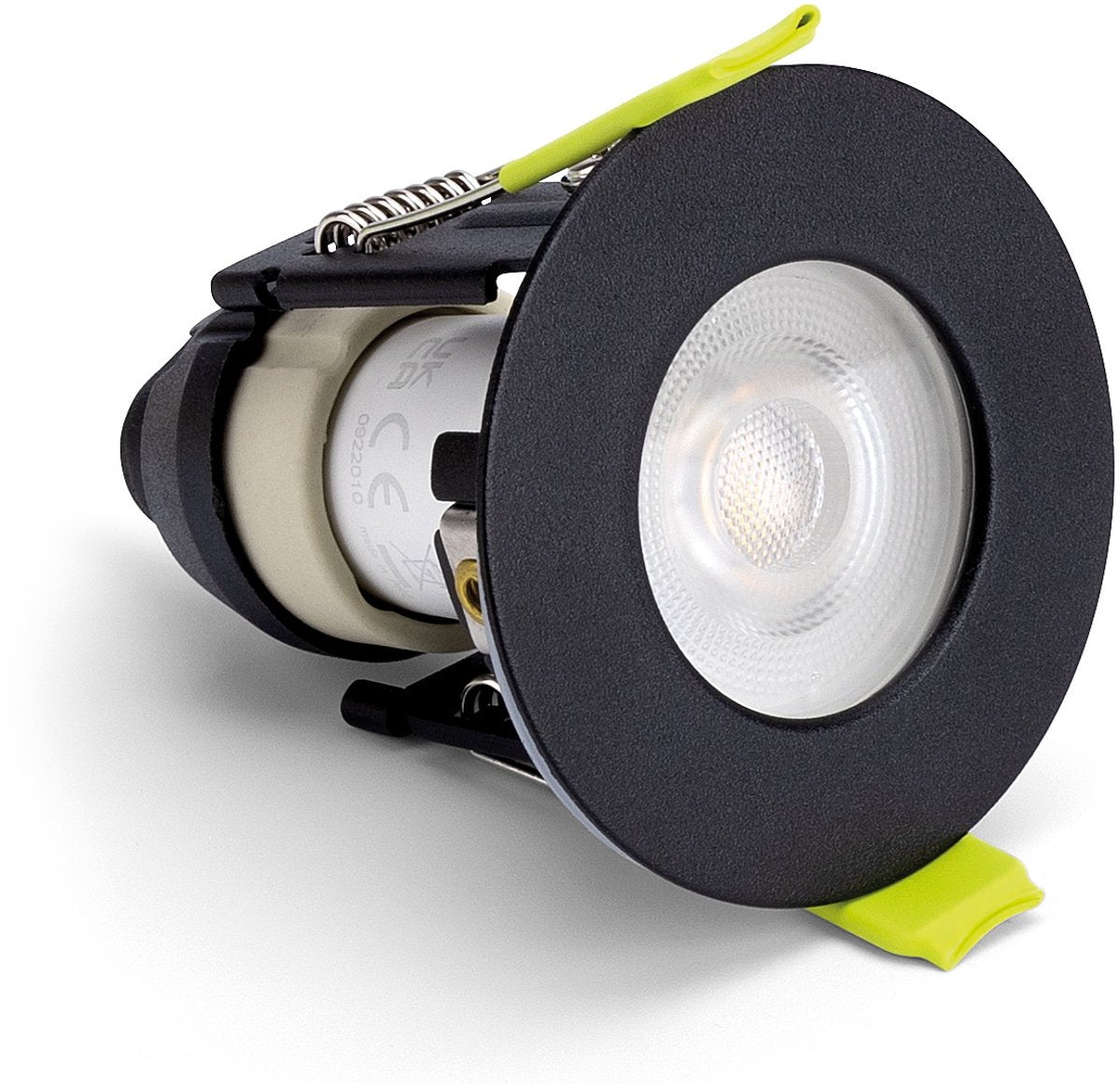 Integrierter Mini-Einbaustrahler schwarz IP65 | Schnittgröße 4,3cm | inkl. GU10-Armatur exkl. Lichtquelle | gu10