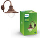 Philips LED Philips Raindrop Außenwandleuchte – 1-flammig – Bronze