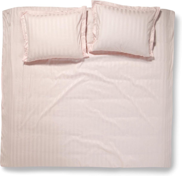 Damai linea – Bettbezug – 240 x 200 220 cm – Einzelbetten – rosa + 2 Kissenbezüge 60 x 70