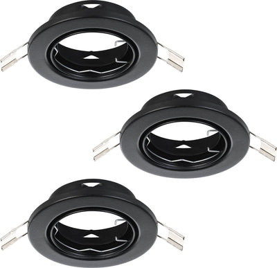 Eglo Agulo 1 Einbaustrahler - gu10 - ø 8,5 cm - schwarz - 3er-Set - neigbar