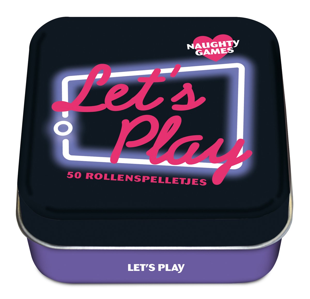 Imagebooks-Spiel – freche Spiele – Let's Play – in der Dose – ab 18 Jahren