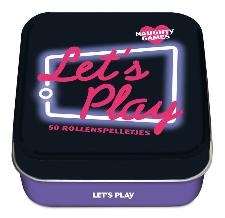 Imagebooks-Spiel – freche Spiele – Let's Play – in der Dose – ab 18 Jahren