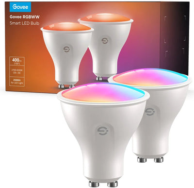 Govee Smart Gu10 Spot Matter RGBWW 400 Lumen – 5 cm – 2er-Pack