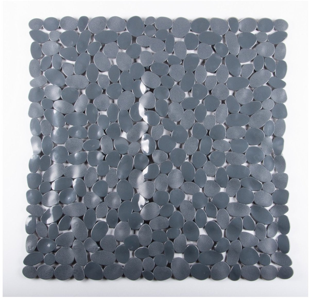 Eisl Duschmatte - Antirutschmatte - 540 x 540 mm - Steinmotiv - Anthrazitgrau