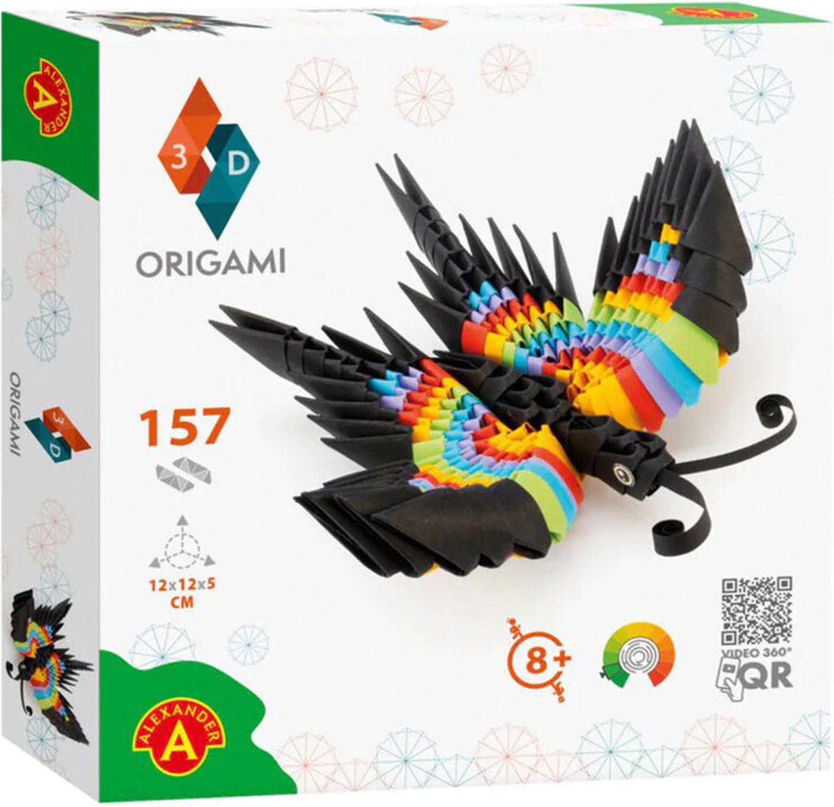 Alexander Toys Origami 3D Schmetterling 154 Teile