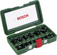Bosch Holzfräser - Ø 8 mm Schaft - 15-teilig - passend für alle Marken