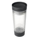 Brabantia Make-Take-Teetasse zum Mitnehmen – doppelwandig – 0,36 Liter – dunkelgrau