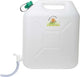Eda - Kanister - mit Wasserhahn - 20 Liter - Kanister für Wasser - Weiß