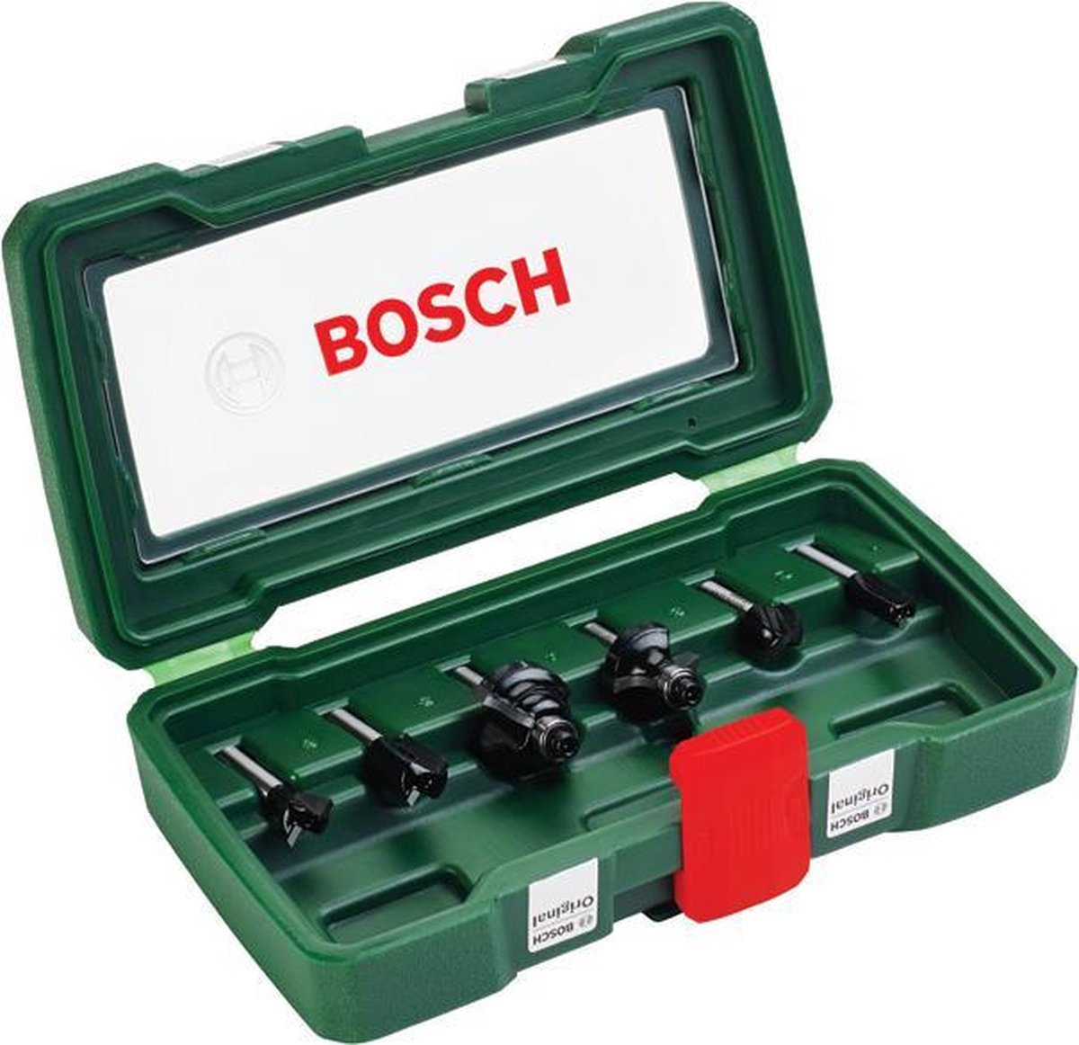 Bosch-Satz HM-Holzfräser 6-teilig - Durchmesser 6 mm