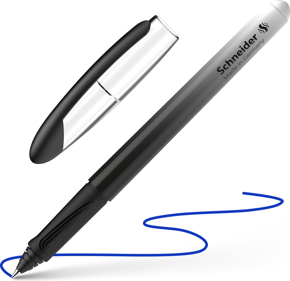 Schneider Schreibgeräte Schneider Rollerball – Voyage – Schwarz + Weiß – Feder M – S-187661