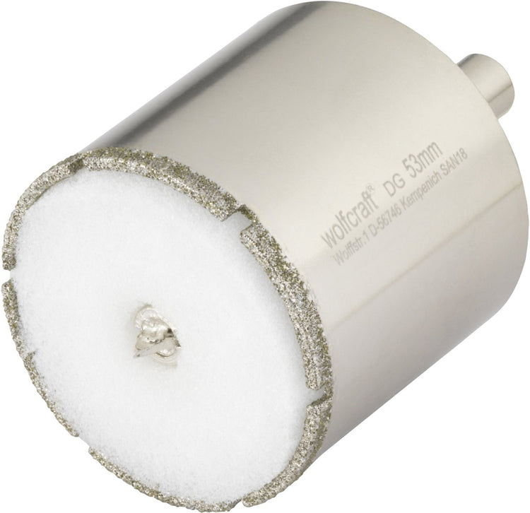 Wolfcraft – Fliesenbohrer 53 mm – Diamant-Lochsäge – Diamantbohrer 53 mm – 5929000