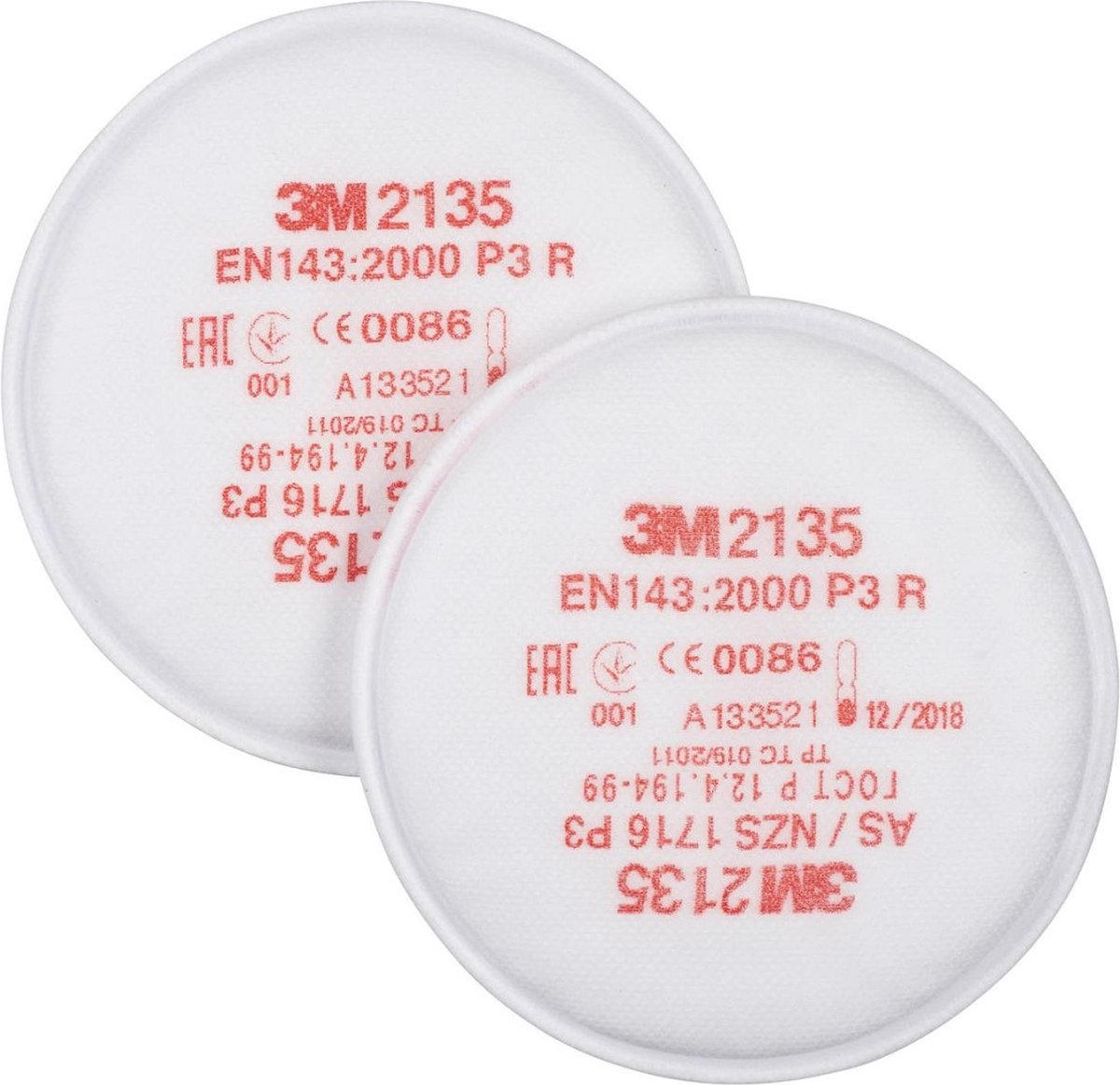 3m runder Staubfilter | und 143:2000 S. 3 | v.4000370675,-680, -690,-691 (pro Paar) | 20 Stück - 7100240628