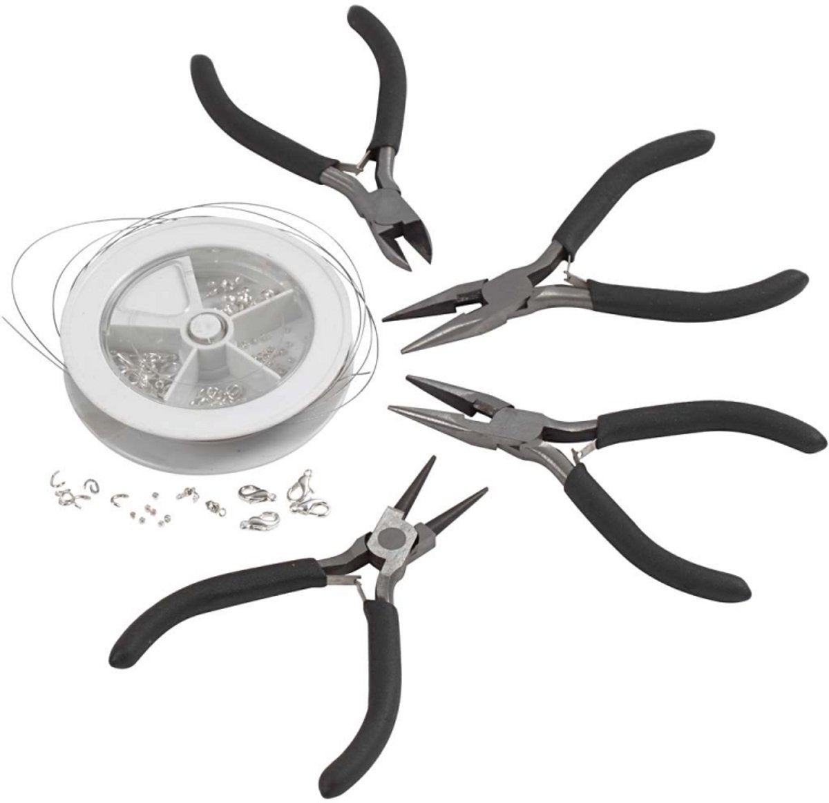 Creativ Company Schmuckherstellungsset, versilbert, 1 Set