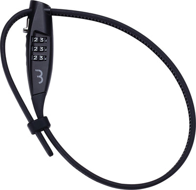 Bbb Cycling Zip-Ty kleines Fahrradschloss – Mountainbike- und Rennradschloss, leichtes Kabelbinderschloss – 3-stelliges Zahlenschloss – Zahlenschloss Fahrrad BBL-57