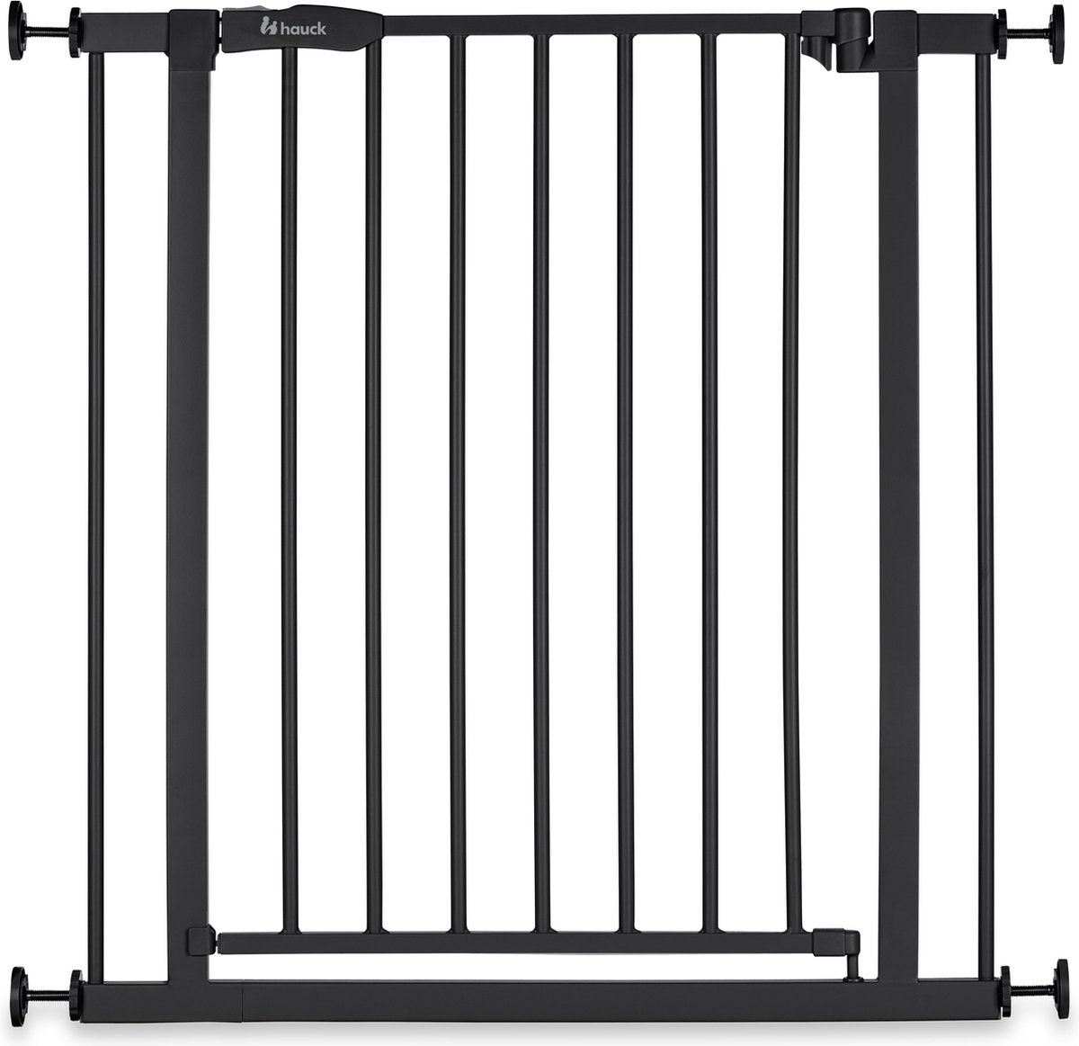 Hauck Open n Stop 2 Schutzgitter - Treppenschutzgitter - Schwarz - 75-80 cm
