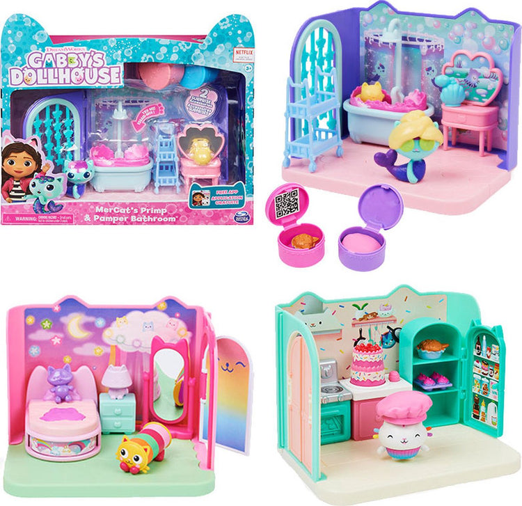 Gabby's Dollhouse – Zimmer-Spielset – Stil kann variieren