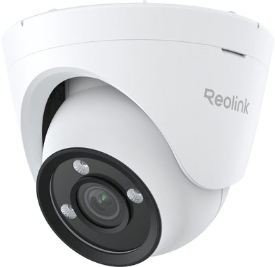 Reolink ColorX Poe Dome-Kamera, 4K UHD, True-Color-Nachtsicht, F1.0 Super-Blende, 1 1,8-Zoll-Bildsensor, HDR-Technologie, Personen-Fahrzeug-Tier-Erkennung, Spotlight-Sirenen-Alarm