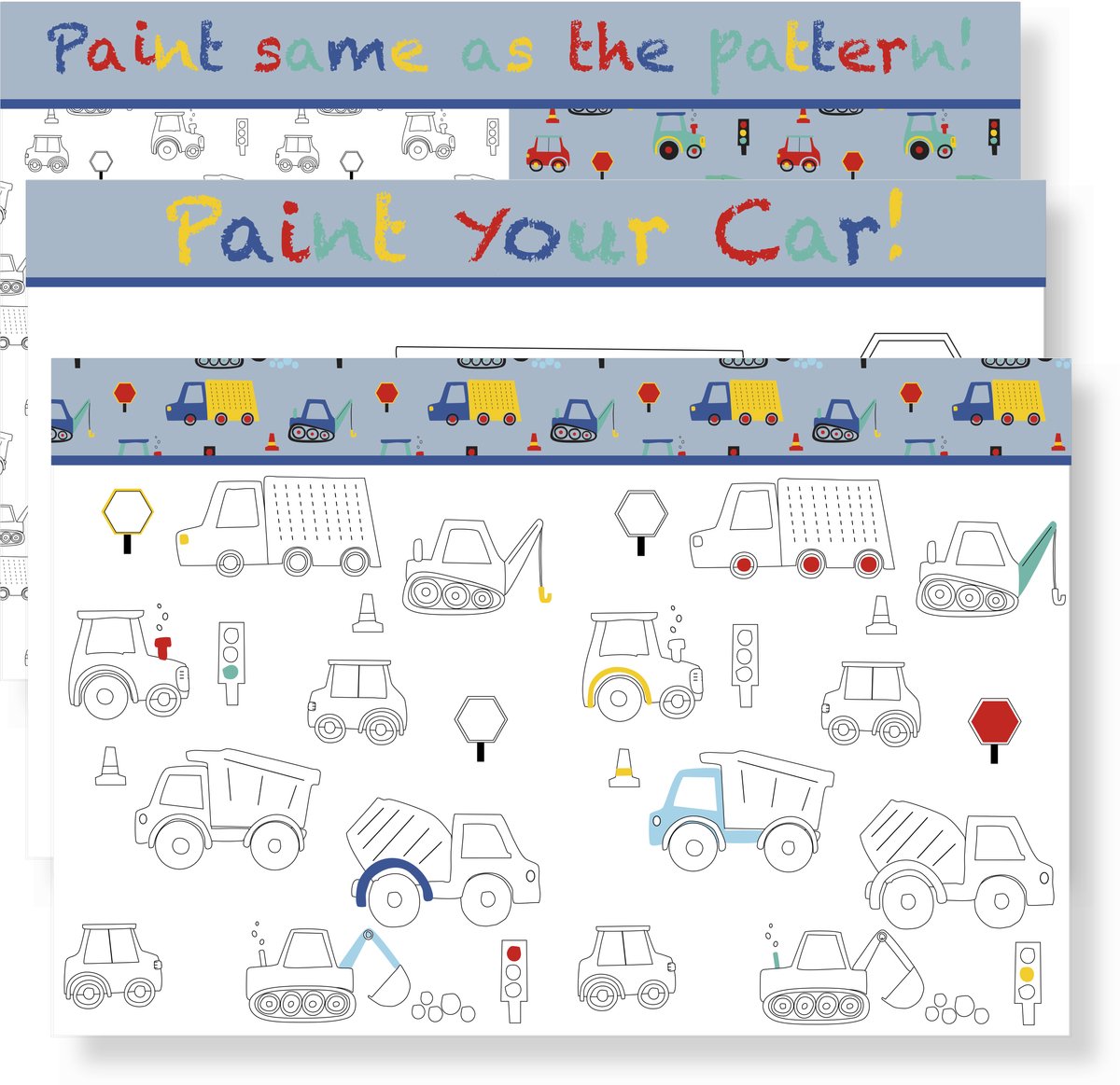 Ancor Schreibtischplaner B'log Play Me Cars 40x30cm