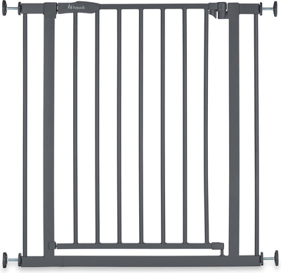 Hauck Open n Stop 2 Schutzgitter – Treppenschutzgitter – dunkelgrau – 75–80 cm