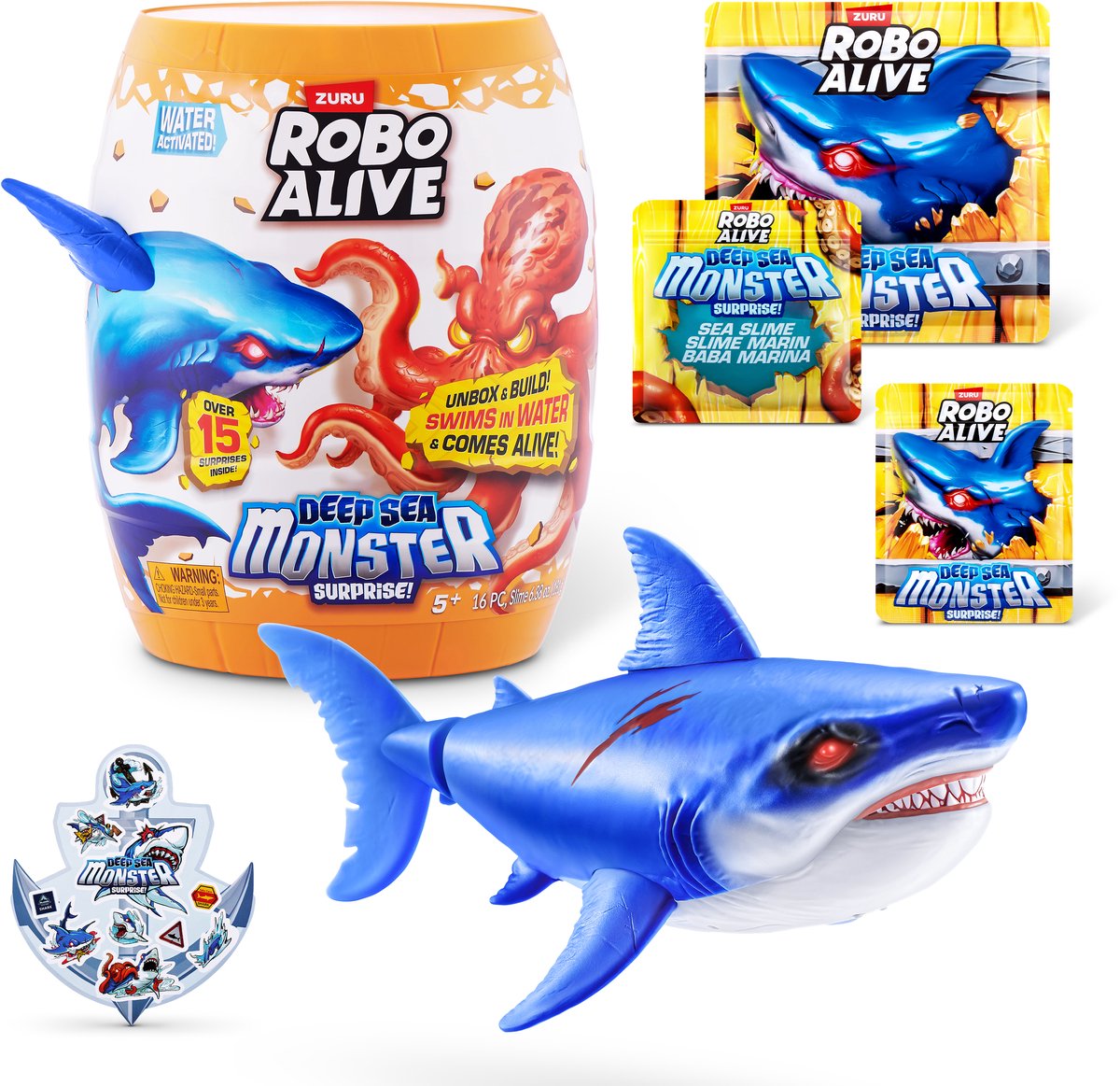 Robo Alive Deep Sea Monster Überraschung 2 Assorti