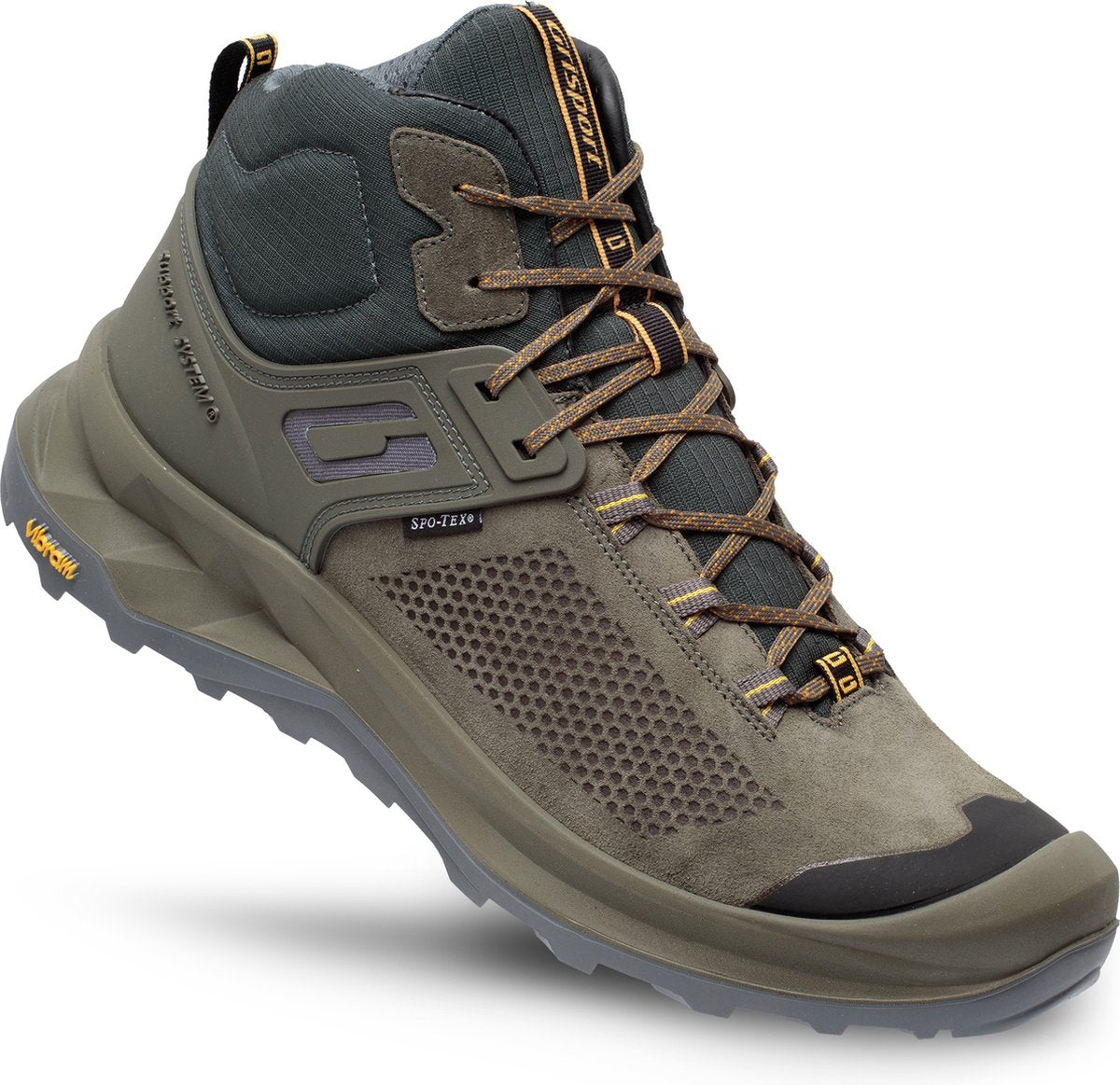 Grisport Discovery Mid Unisex-Wanderschuhe – grün